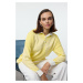 Trendyol Yellow Diamond Patterned Knitwear Sweater