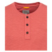 Tričko Camel Active Henley 1/2 Arm Faded Red