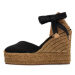 Castañer Espadrilky Chiara T/8Ed/001 021458 Čierna