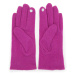 Purpurové vlnené rukavice