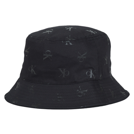 Calvin Klein Jeans  SPORT ESSENTIALS BUCKET HAT AOP  Klobúky Čierna