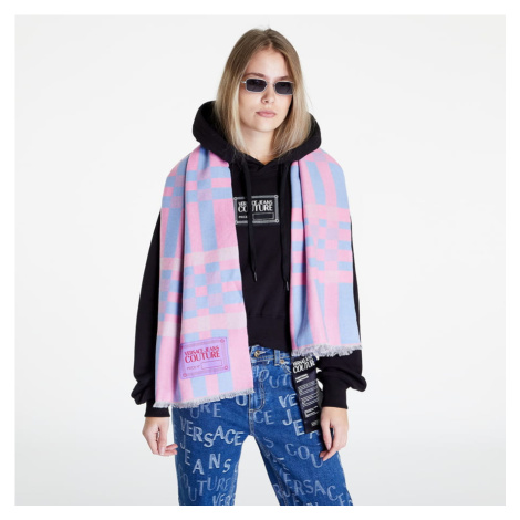 Versace Jeans Couture Check Scarf Pink/ Light Blue