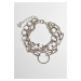 Bracelet for layering rings - silver colors