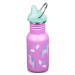 Detská fľaša z nehrdzavejúcej ocele Klean Kanteen Kid Classic Narrow w/Sippy Cap - unicorns 355 