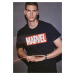 Black T-shirt with Marvel logo