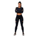 Women's top Nebbia Honey Bunny Crop Top 821 black S