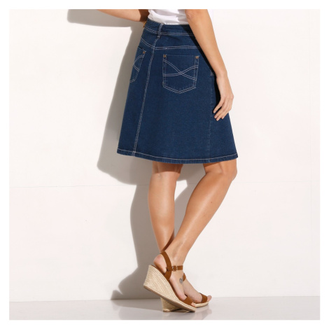 Rozšírená džínsová sukňa Blancheporte