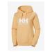 Oranžová dámska mikina s kapucňou HELLY HANSEN HH Logo Hoodie 2.0