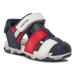 Geox Sandále B Sandal Flaffee Boy B4559B 08515 C0735 S Tmavomodrá