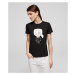 Tričko Karl Lagerfeld Ikonik Karl T-Shirt Čierna