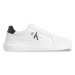 Calvin Klein Jeans Sneakersy Chunky Cupsole Monologo YM0YM00681 Biela