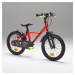 16-palcový hliníkový bicykel 900 RACING červený pre deti 4,5 - 6 rokov