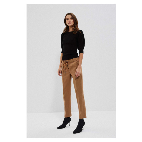 CIGARILLLET TROUSERS - beige Moodo