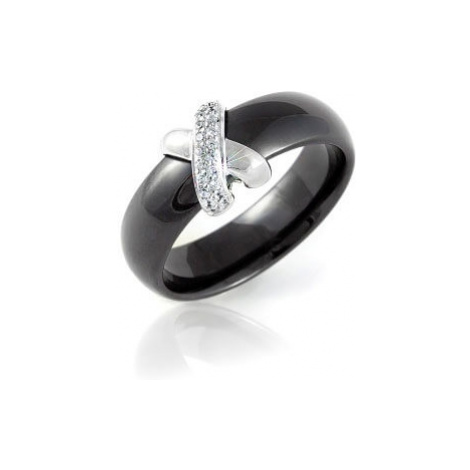 Modesi Čierny keramický prsteň QJRQY6157KL 52 mm