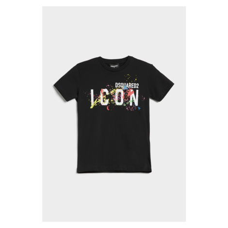 Tričko Dsquared2 Cool Fit-Icon T-Shirt Čierna Dsquared²
