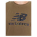 New Balance Tričko Essentials Stacked Logo Cotton Jersey Short Sleeve T-shirt MT31541 Hnedá Regu