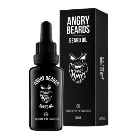 Angry Beards Olej na fúzy a bradu Christopher the traveller 30 ml