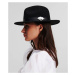 Klobúk Karl Lagerfeld K/Signature Fan Fedora Hat Black