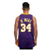 Mitchell & Ness Los Angeles Lakers #34 Shaquille O'Neal purple Swingman Jersey