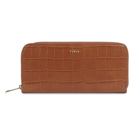 Furla Peňaženka - BABYLON Extra Large Zip Around Wallet hnedá