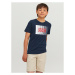 Jack&Jones Junior Tričko 12237411 Tmavomodrá Regular Fit