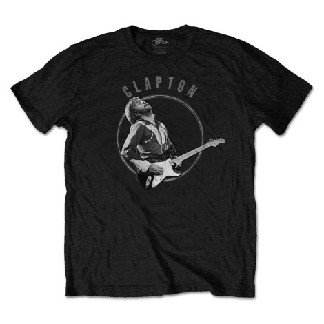 Eric Clapton tričko Vintage Photo Čierna