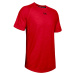 Red Men's T-Shirt Charged Under Armour