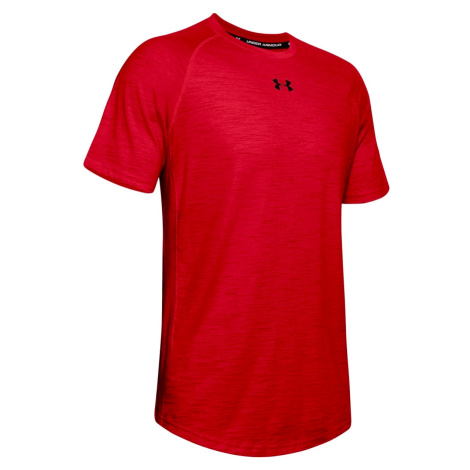 Red Men's T-Shirt Charged Under Armour