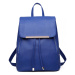 Konofactory Modrý elegantný kožený batoh „Majestic“ 12L