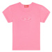 Tričko Diesel T-Angie T-Shirt Ružová