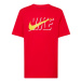Nike Sportswear Tričko  žltá / červená / biela