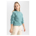 DEFACTO Girl's Crew Neck Sweater