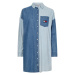 Tommy Jeans Šaty - TJW ARCHIVE DENIM SHIRT DRESS modré