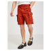 Red Mens Shorts with Diesel Pockets - Men