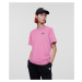 Tričko Karl Lagerfeld Ikonik 2.0 Relaxed T-Shirt Ružová
