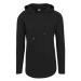 Pánska mikina Urban Classics Long Shaped Terry Hoody black