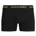 JACK & JONES Boxerky 'Black Friday'  modrá / žltá / oranžová / čierna