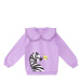 Denokids Zebra Baby Girl Lilac Sweatshirt