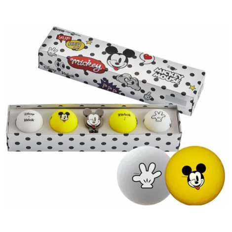 Volvik Vivid Disney Characters 4 Pack Golf Balls Mickey Mouse Golfové lopty