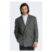 SAKO GANT OVERSIZED SALT & PEPPER BLAZER BLACK