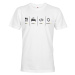 Pánske tričko IT Eat, sleep, code, repeat - pecka na tričko priamo do tvojho šatníka