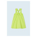 Dievčenské šaty Mayoral zelená farba, mini, áčkový strih
