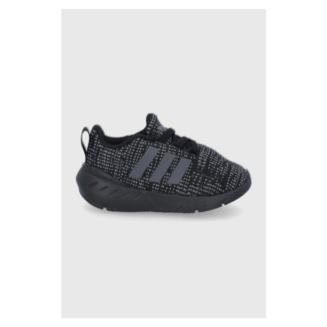 Detské topánky adidas Originals Swift Run 22 El I GW8167 čierna farba