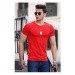 Madmext Men's Crew Neck Red T-Shirt 4552