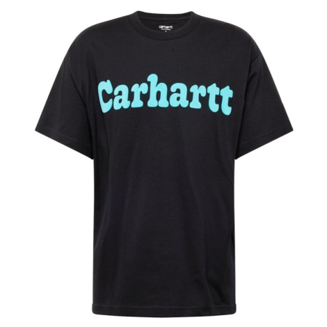 Carhartt WIP Tričko 'Bubbles'  vodová / čierna