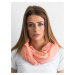 Peach scarf with rhinestones