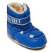 Juniorské vysoké zimné topánky MOON BOOT MB CRIB NYLON JR-F002 ELECTRIC BLUE