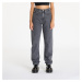 Kalhoty Calvin Klein Jeans High Rise Straight Jeans Grey