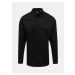 Čierna slim fit košeľa Jack & Jones Parma