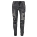 Men's Paneled Jeans Black